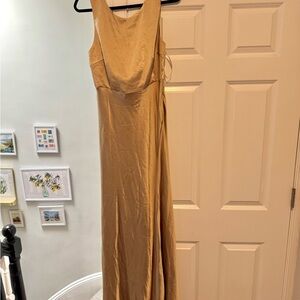 how to shorten a chiffon bridesmaid dress Diana Romantic A-Line V Neck High Low Chiffon Bridesmaid Dresses main image 1